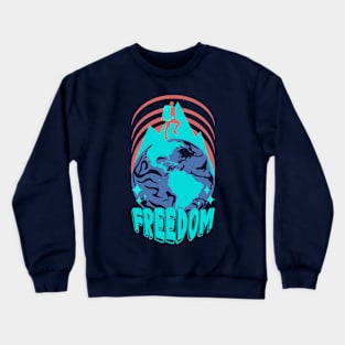 Live the freedom v1 Crewneck Sweatshirt